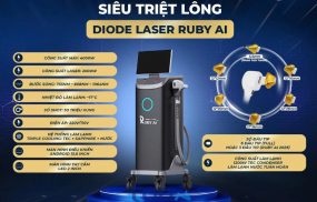 máy triệt lông ruby AI