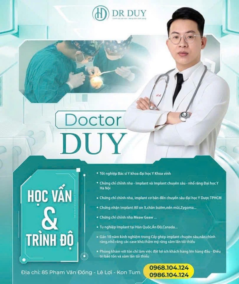 Phòng khám Nha khoa Dr Duy tại Kom Tum Phòng khám Nha khoa Dr Duy tại Kom Tum