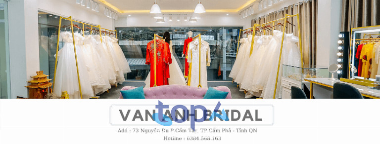 Vân Anh Makeup & Bridal chuyên cung cấp dịch vụ cho thuê áo dài cưới hỏi tại TP. Cẩm Phả, uy tín