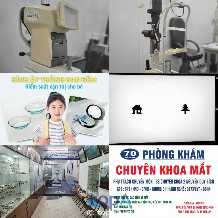 phòng khám mắt ở quận Cầu Giấy