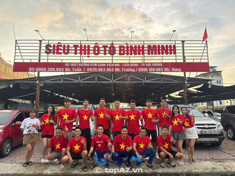 Tuấn Ô Tô Cũ Hải Dương (Siêu thị ô tô Bình Minh) - Mặt đường 62M cạnh Viện Nhi