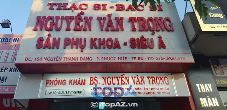 Phòng khám Phụ Sản ThS. BS. CKII Nguyễn Văn Trọng - 154 Nguyễn Thanh Đằng