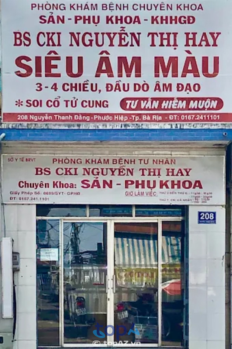 Phòng khám siêu âm phụ khoa BS Hay - 208 Nguyễn Thanh Đằng