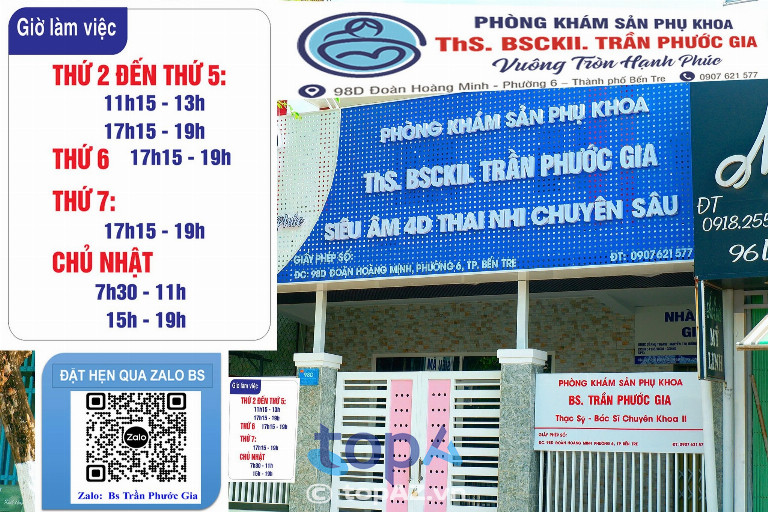 Phòng khám ThS. BSCKII Trần Phước Gia - 98D Đoàn Hoàng Minh