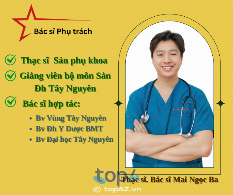 Phòng khám Sản Phụ khoa ThS. BS Mai Ngọc Ba - 141 Nguyễn Công Trứ