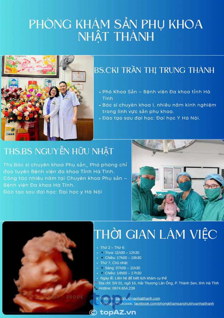 Phòng khám Sản Phụ Khoa Nhật Thành - P. Thành Sen