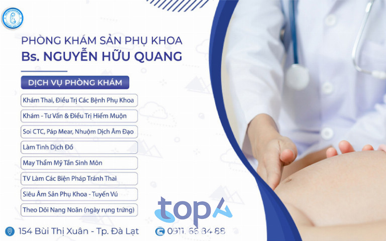 Phòng khám phụ khoa BS Nguyễn Hữu Quang - 154 Đường Bùi Thị Xuân