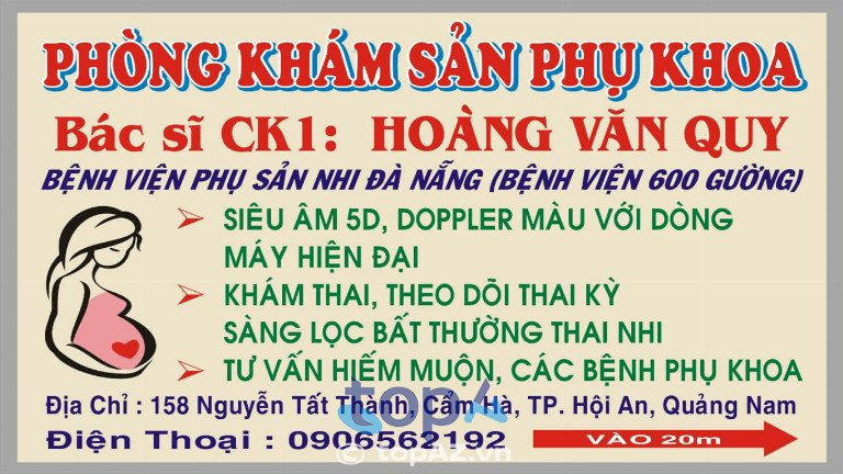 Phòng khám sản phụ khoa BS Quy - 158 Nguyễn Tất Thành