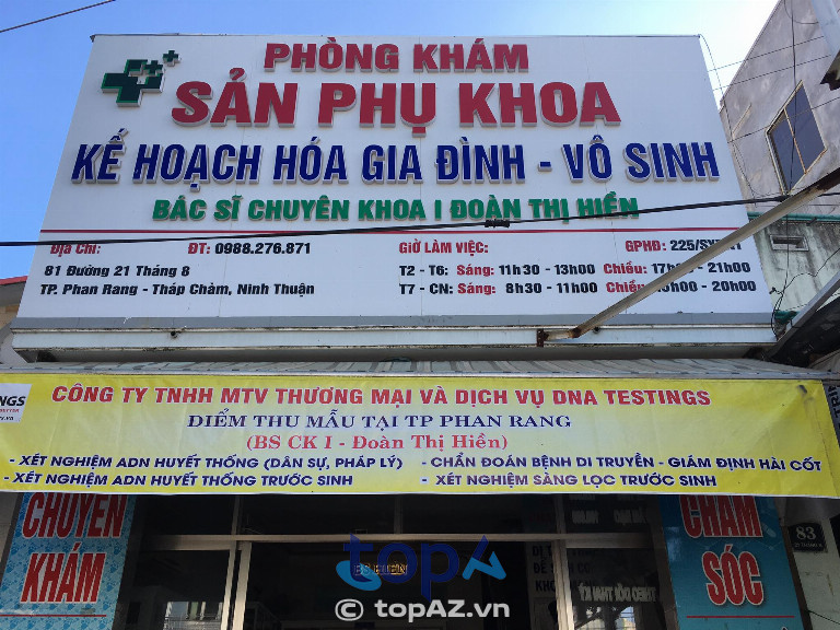 Phòng khám Sản Phụ Khoa Ninh Thuận - Số 81 đường 21/8