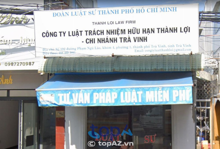 Công ty Luật Thành Lợi (chi nhánh Trà Vinh) - 192 Phạm Ngũ Lão
