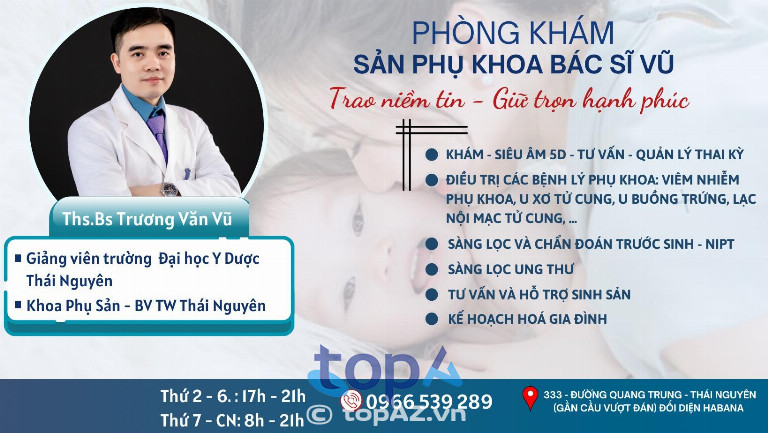 Phòng khám Sản Phụ Khoa bác sĩ Vũ - P. Phan Đình Phùng