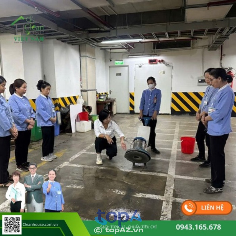 CleanHouse có quy trình vệ sinh công nghiệp rõ ràng