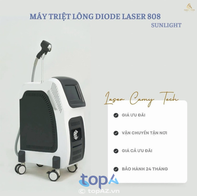 Máy triệt lông diode laser 808 mang lại hiệu quả thực