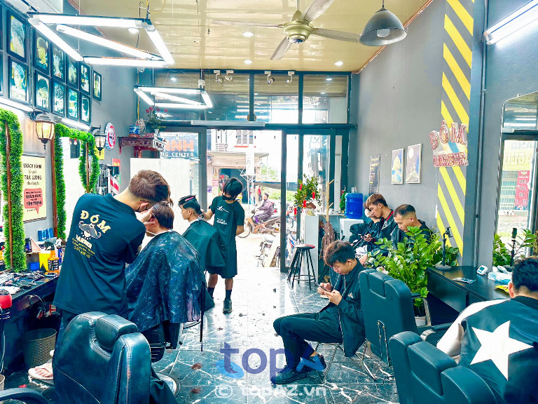 tiệm cắt tóc nam đẹp ở Bắc Giang Đóm Barber