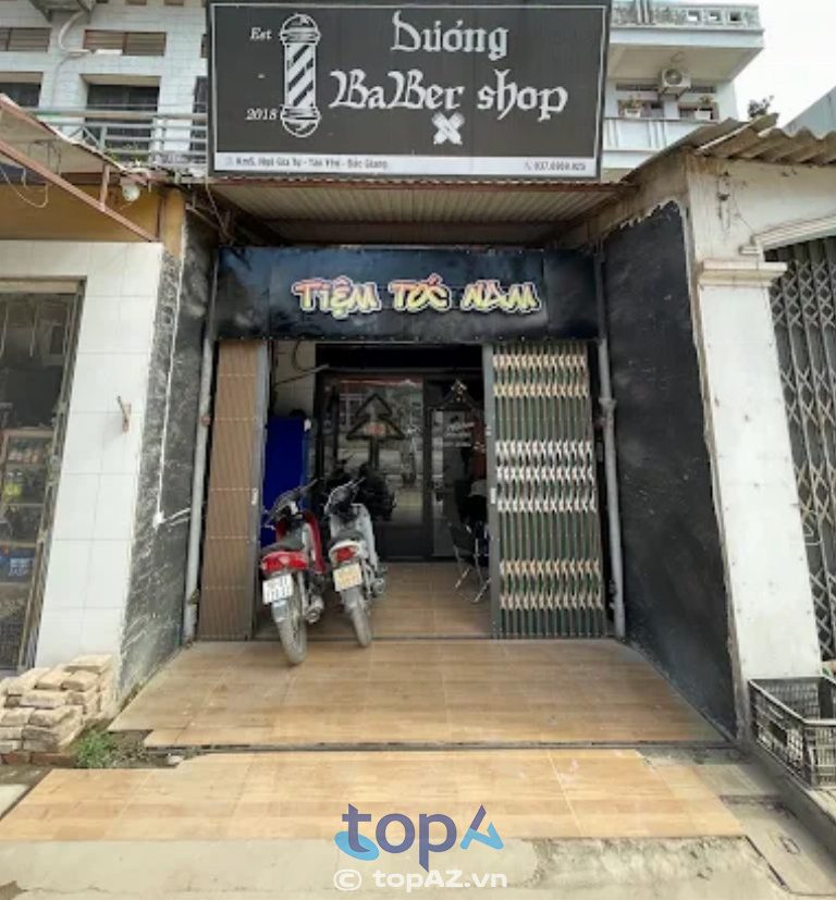 tiệm cắt tóc nam đẹp ở Bắc Giang Dương Barbershop
