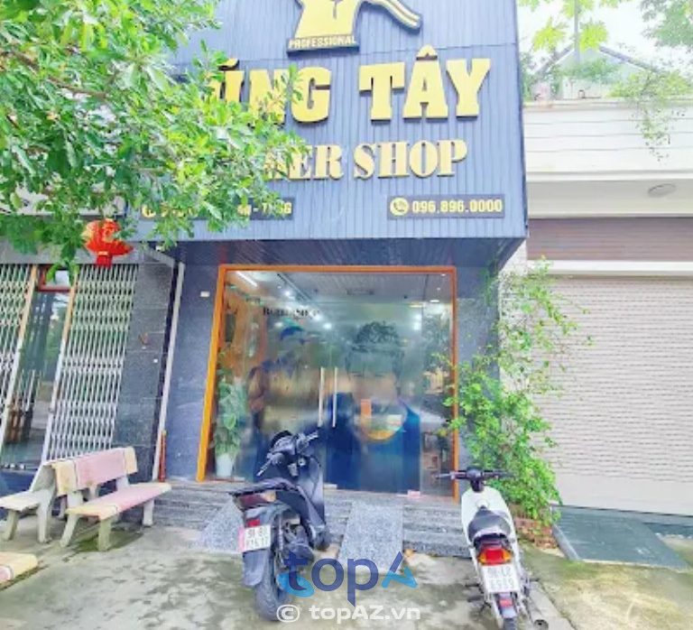tiệm cắt tóc nam đẹp ở Bắc Giang Dũng Tây Barbershop