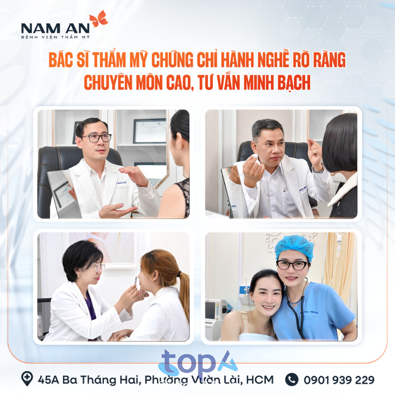 Đội ngũ bác sĩ chuyên môn cao, chứng chỉ hành nghề rõ ràng