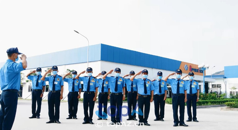 Đội ngũ bảo vệ được đào tạo bài bản