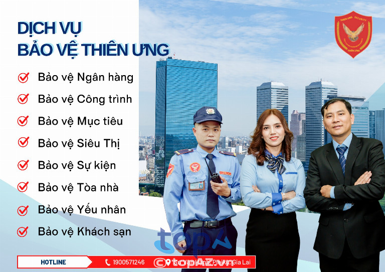 Công ty Cổ Phần Thương mại Dịch vụ Bảo vệ Thiên Ưng - P. Pleiku