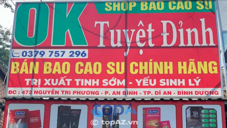 Shop bao cao su Tuyệt Đỉnh - 472 Nguyễn Tri Phương
