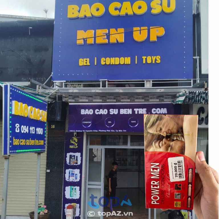 Bao cao su Men Up Bến Tre - 166A1 Võ Nguyên Giáp