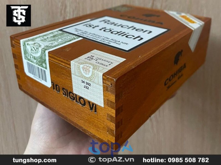 Tùng Shop bán xì gà Cohiba Siglo 6 10 điếu chuẩn Cuba