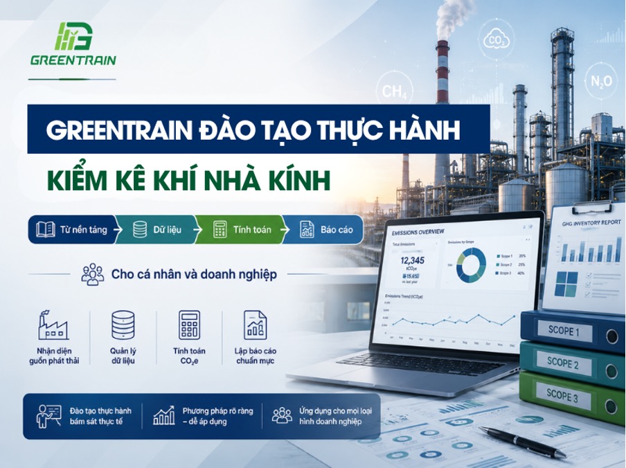GREENTRAIN – Đào Tạo Thực Hành Kiểm Kê Khí Nhà Kính