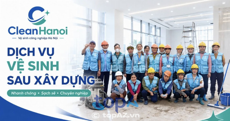 CleanHaNoi Vệ sinh sau xây dựng