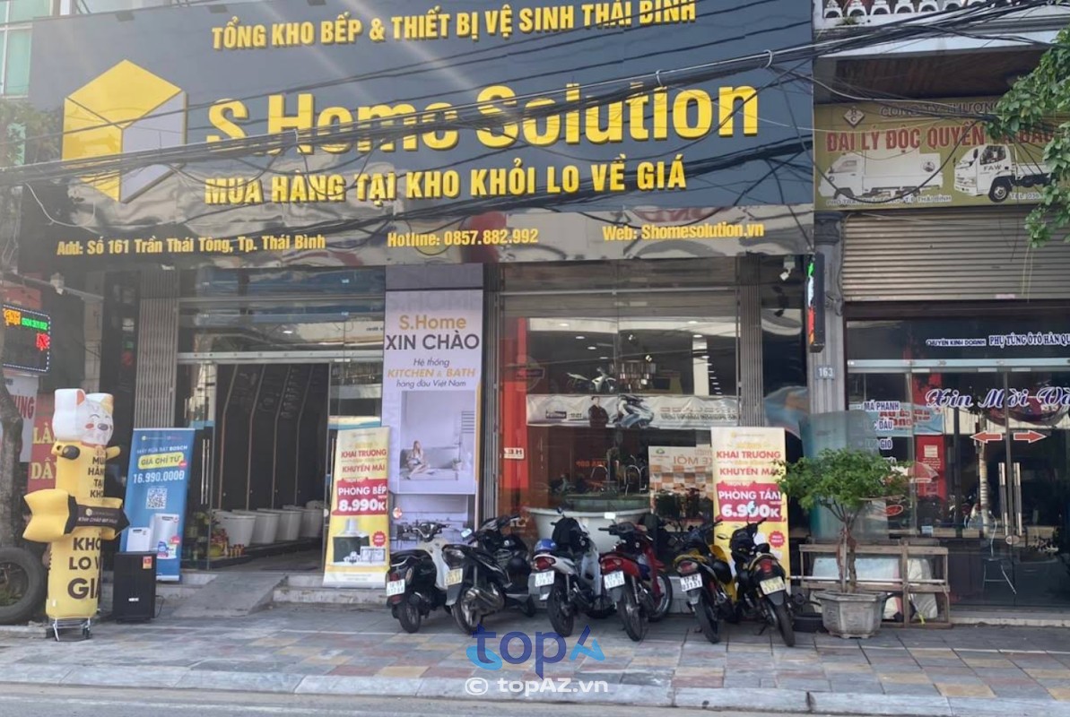 S.Home Thái Bình - Showroom thiết bị vệ sinh thiết bị bếp