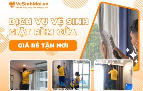 Giặt rèm cửa VesinhMoi