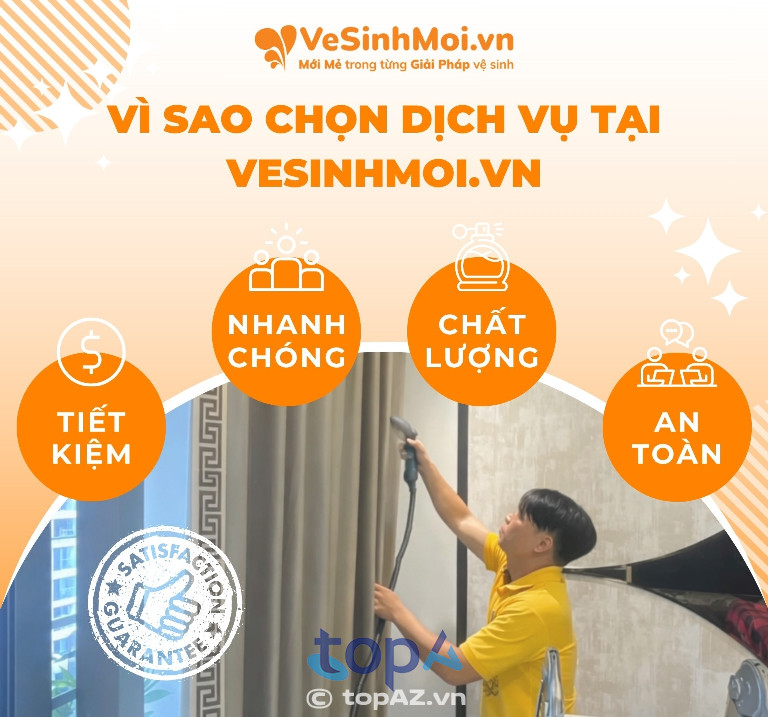 Giặt rèm cửa VesinhMoi