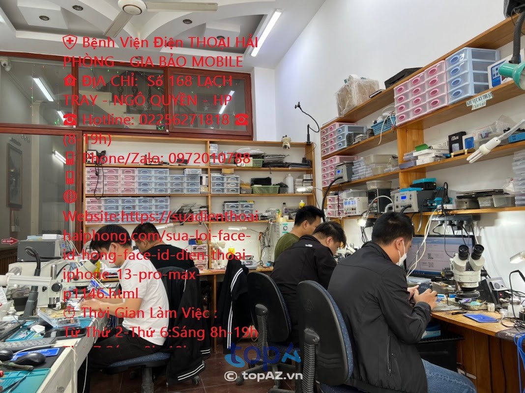 Điện thoại Gia Bảo sửa điện thoại Hải Phòng