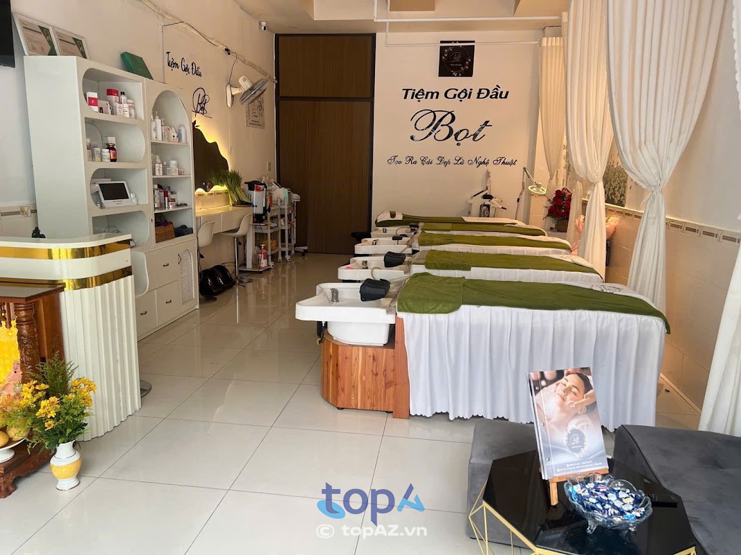 TIỆM GỘI ĐẦU BỌT - Triệt Lông Bửu Long