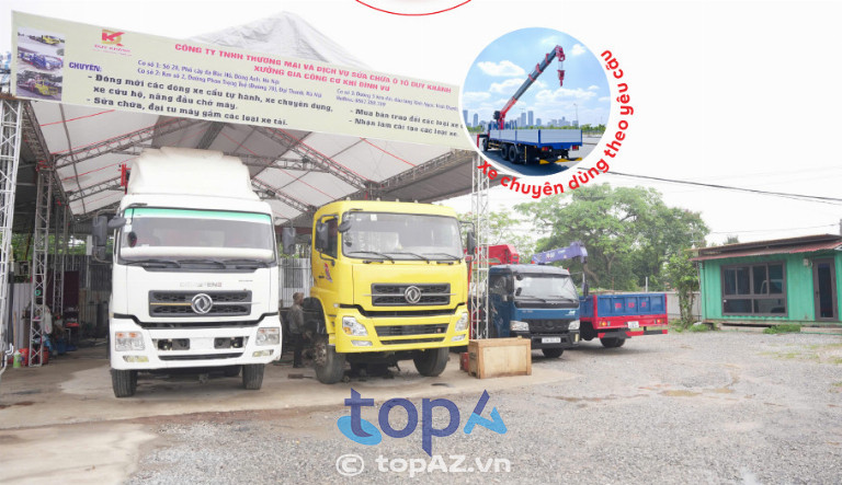 Xe sẽ chuyên chở những loại hàng nào