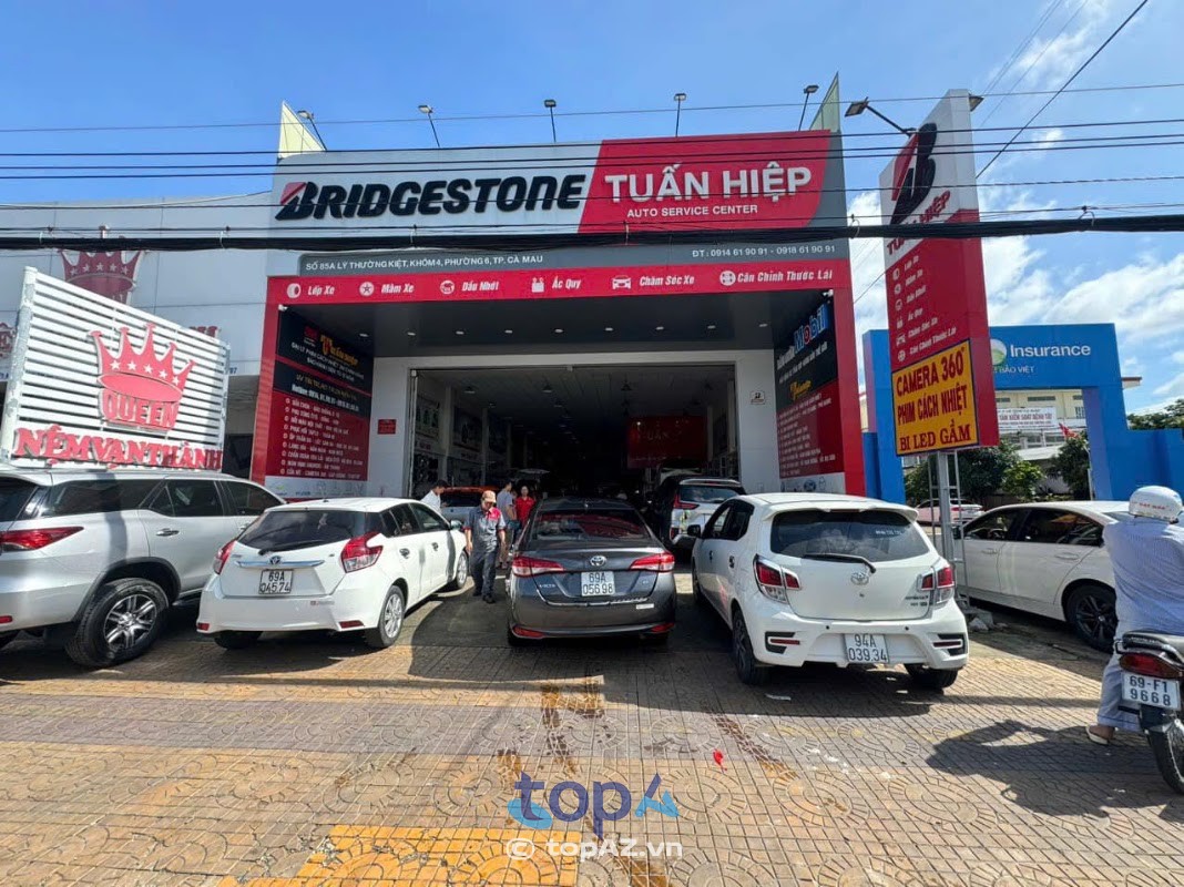 Trung Tâm Dịch Vụ Vỏ Xe Bridgestone và Sửa chữa ô tô Tuấn Hiệp