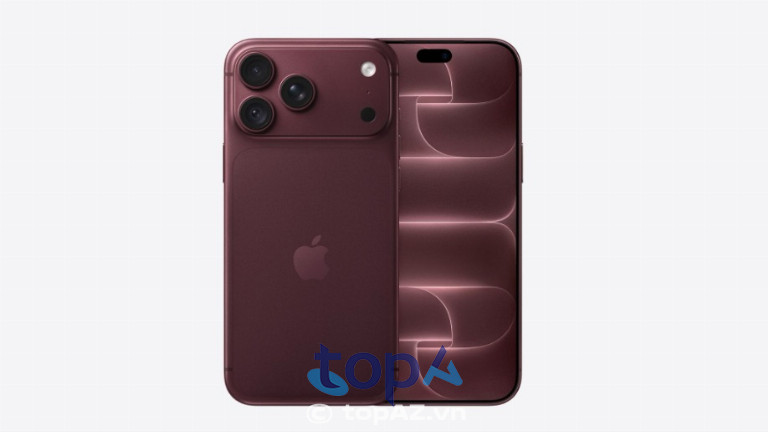 Đỏ Burgundy là một trong bốn màu của iPhone 18 Pro series. Ảnh minh hoạ