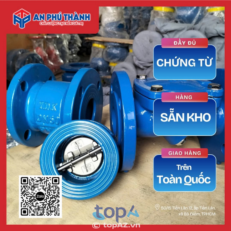 An Phú Thành cam kết cung cấp phụ kiện gang cầu chính hãng