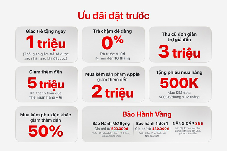 Ưu đãi thu iphone cũ đổi mới của thế giới di động