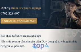 Dịch vụ thám tử duy long ở cần thơ uy tín