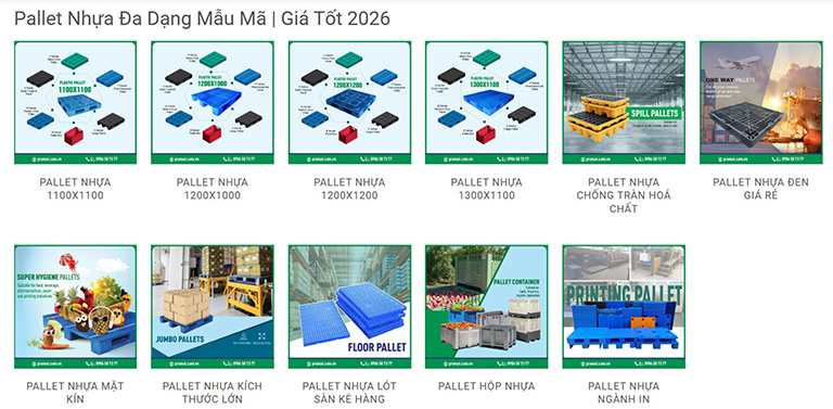 tiêu chí khi mua Pallet nhựa giá rẻ