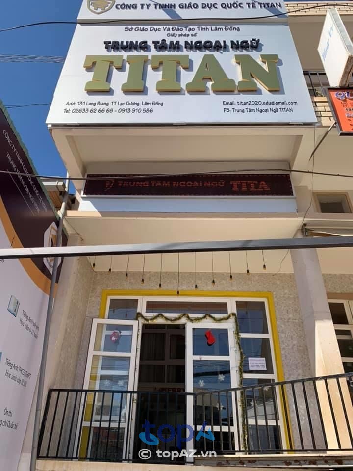 Trung tâm Ngoại ngữ TITAN – khu vực Langbiang, Đà Lạt