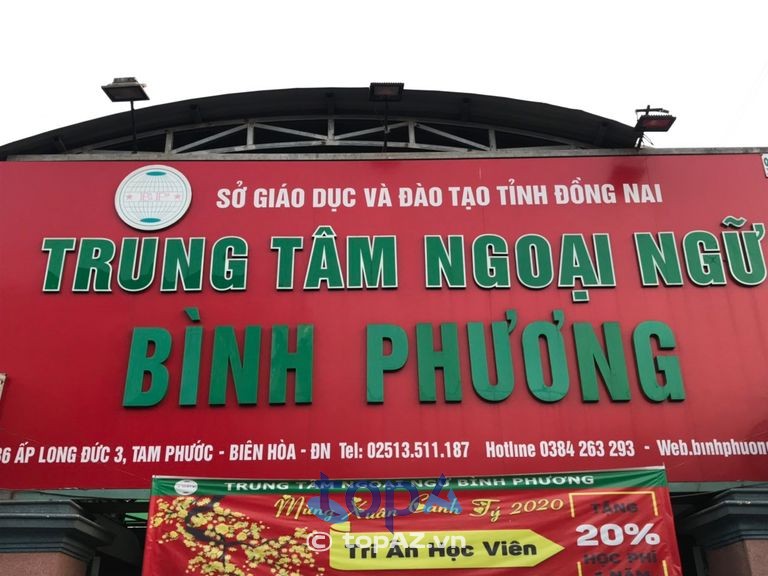 Hình ảnh thực tế Trung tâm Anh ngữ Bình Phương tại Đồng Nai