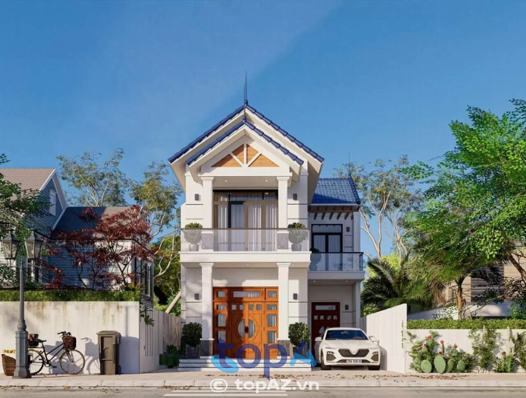 Mẫu nhà Thái 2 tầng mang vẻ đẹp bề thế, ấn tượng (Nguồn: Internet)